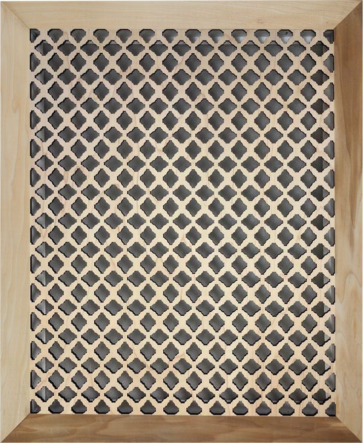 a wooden frame with a pattern on it