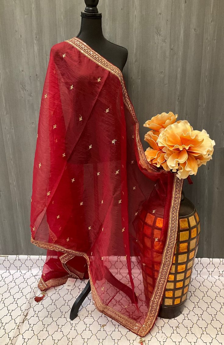 Add a touch of elegance and charm to your outfit with our stunning Dupatta collection. Made from high-quality fabrics such as chiffon, georgette, and silk, our Duppattas are lightweight and perfect for all seasons. The intricate embroidery and embellishments on the Duppattas add a hint of glamour to your ensemble, making you stand out at any occasion. Whether you're looking for a traditional Duppatta to pair with your ethnic attire or a modern design to elevate your everyday look, we have a wide Stylish Dupatta, Dupatta Collection, Intricate Embroidery, Stylish Accessories, Everyday Look, All Seasons, Scarf Wrap, Labour Day, Quality Fabric