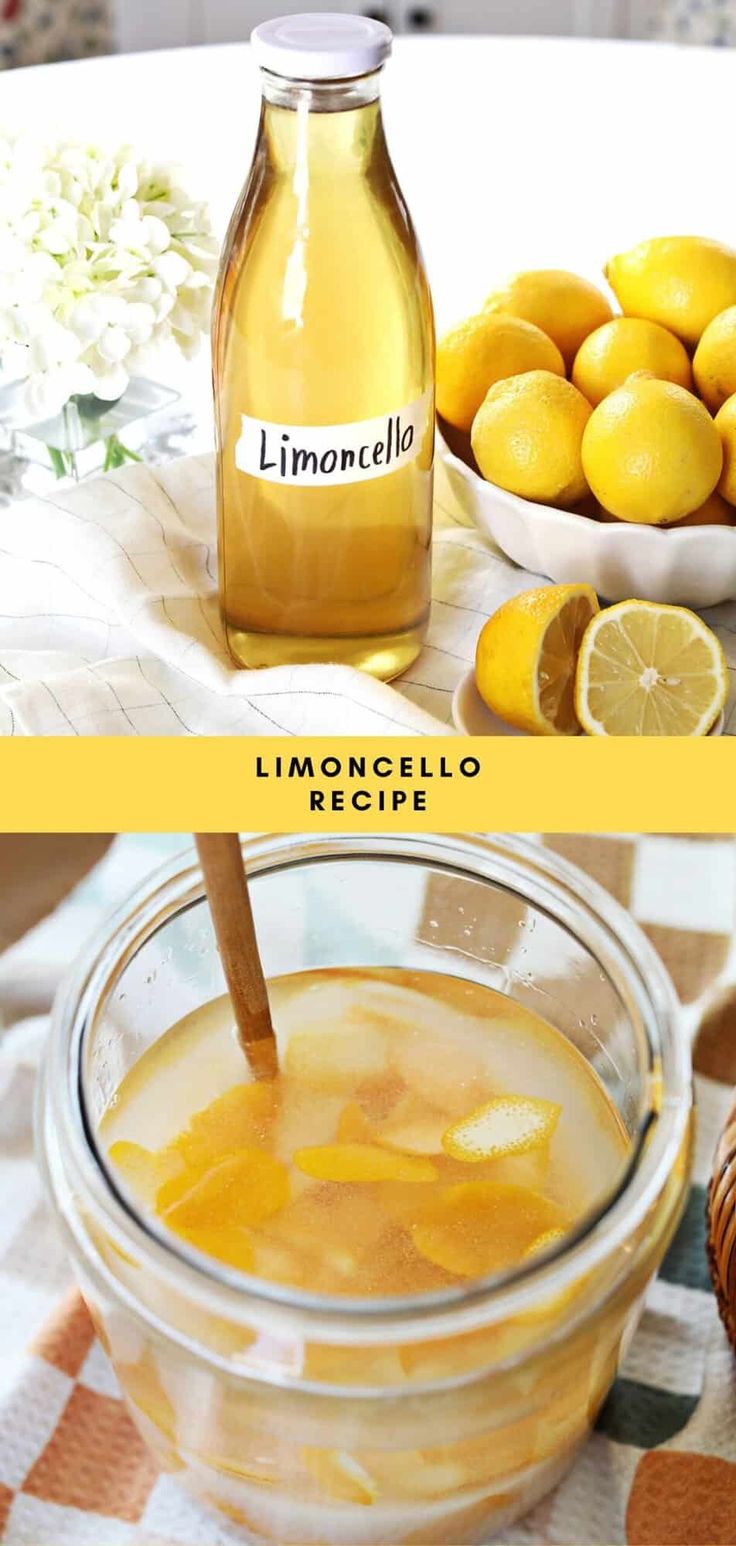 the ingredients for lemonade are shown here