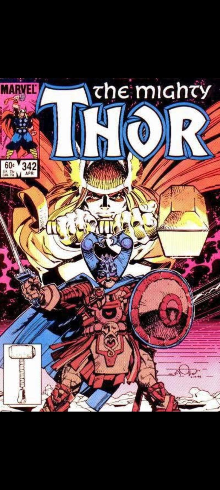 the mighty thor comic book cover