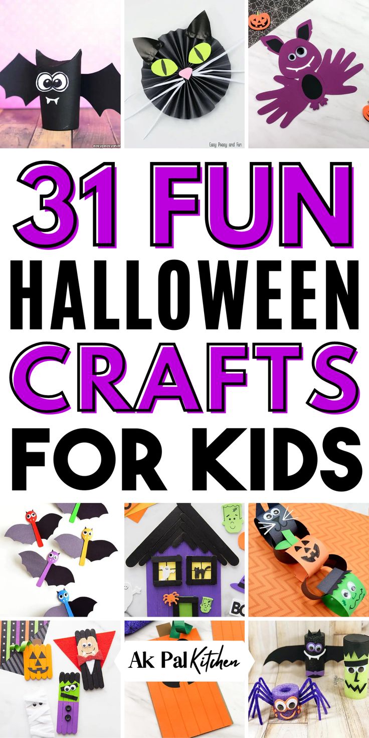 Halloween crafts for kids are fun and simple. Try DIY Halloween crafts and spooky crafts for kids to make this season special. Explore kids Halloween activities and Halloween art projects that are perfect for preschool Halloween activities. Enjoy fall-themed kids activities and autumn crafts for toddlers. Engage in Halloween paper crafts, fun Halloween crafts, and Halloween handprint crafts. Creative Halloween crafts and Halloween decorations will keep kids entertained and festive. Fun Halloween Crafts For Kindergarten, Fun Halloween Decorations For Kids, Halloween Crafts For 5 Year, 5 Min Halloween Crafts, Halloween Crafts For Fourth Graders, Halloween Crafts For Kids 6-8, Halloween Classroom Crafts 2nd Grade, Halloween Crafts For Kindergarten Kids, Halloween Craft Age 7