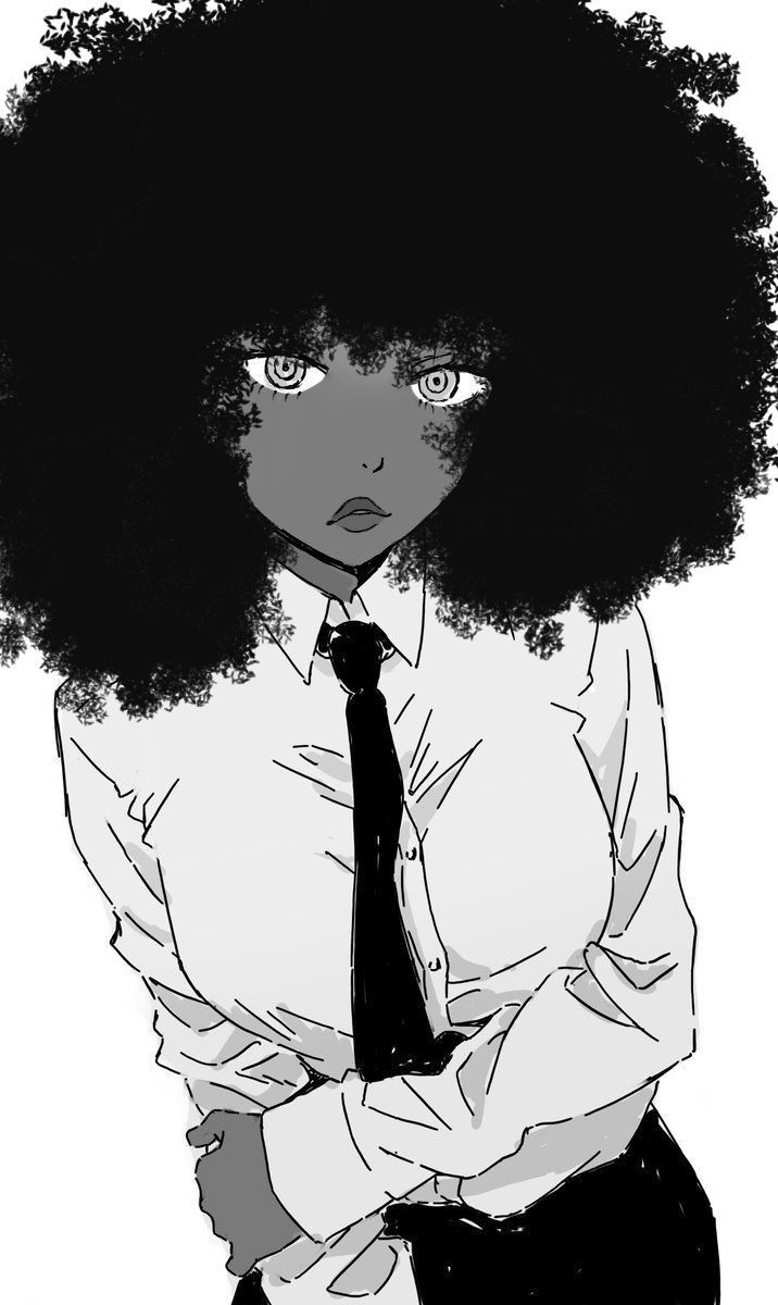 Afro Hair, Art And Culture, Anime Aesthetic, Art Anime, Unique Art, Aesthetic Anime, African American, Art Style, Wallpapers