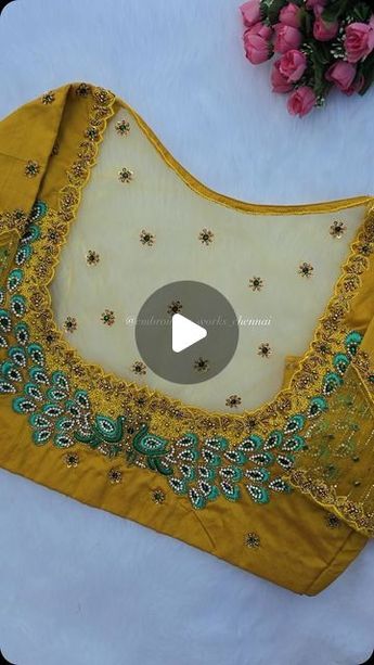 Aariwork/BridalBlouse Designer on Instagram: "Exclusive Peacock feather blouse with Stone work.   To place your order contact us with screen shot of the blouse. DM us for Price and other Queries. For instant reply Contact us on whatsapp 9841653376.  (Blouse Size can be Customised as per your requirement. You can also customise the Stitching pattern and embroidery pattern ) . . . . . . . . . #chennai #chennaidesignerstudio #chennaidiaries #tamilwedding #coimbatore #blouse2022 #tamilbride #embroideryblousedesigns #southindianweddings #southindiantradition #southindianfashion #bangalore #karnataka #zardosiembroidery #bridalblouses #internationalclients #internationalclient #worldwideshipping #londonindians #usaindians #malaysiaindianwedding #viral #trendingreels #instareels #bangalore #embroi Peacock Blouse Designs, Exclusive Blouse Designs, Feather Blouse, Peacock Embroidery Designs, Zardosi Embroidery, Boat Neck Blouse Design, Latest Model Blouse Designs, Feather Stitch, New Blouse Designs