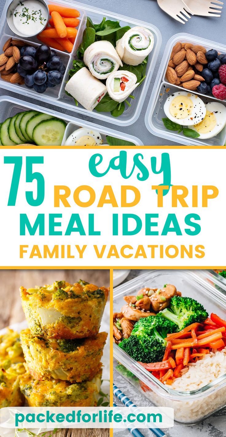 an easy road trip meal idea for family vacations