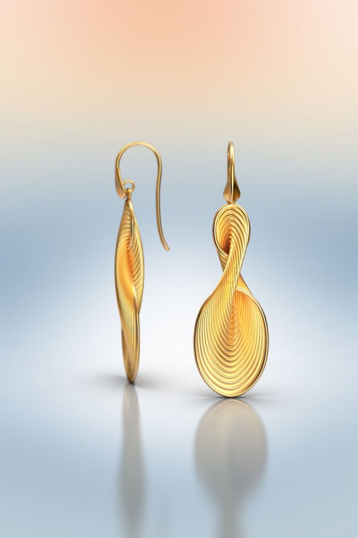 Oltremare Gioielli modern drop earrings, elegant shape earrings Long Twisted Dangle Earrings crafted in polished and raw gold 18k or 14k. Drop earrings in solid gold made in Italy Modern  symmetric Gold Earrings Our jewelry is exclusively made to order, can only be purchased online and is not available on the wholesale market. All the jewels are designed by us and are entirely made in Italy. Customizable Materials: 14k solid yellow gold, white gold, rose gold   18k solid yellow gold, white gold, Modern Twist 14k Gold Formal Earrings, Modern Spiral Earrings For Formal Occasions, Modern Twist 14k Gold Earrings For Formal Occasions, Modern Twist Polished Yellow Gold Earrings, Modern Twist Yellow Gold Earrings With Polished Finish, Modern Twist Teardrop Earrings Gift, Teardrop Earrings With A Modern Twist As A Gift, Modern Twist 14k Yellow Gold Earrings, Elegant Spiral Gold Plated Earrings