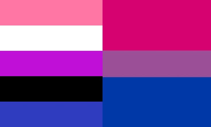 an image of a color scheme that looks like it has been changed to pink and blue