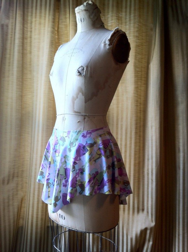 a mannequin with a skirt on top of it