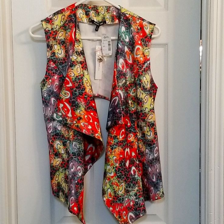 Very Boho Sexy Vest Trendy Multicolor Spring Outerwear, Trendy Summer Outerwear With Floral Print, Yellow Summer Outerwear For Day Out, Trendy Summer Floral Print Outerwear, Casual Multicolor Outerwear For Party, Summer Multicolor Outerwear For Day Out, Yellow Spring Outerwear For Party, Fitted Outerwear For Summer Day Out, Spring Yellow Outerwear For Party