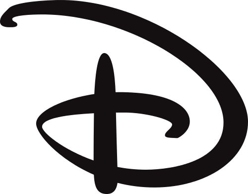 a black and white logo with the letter d