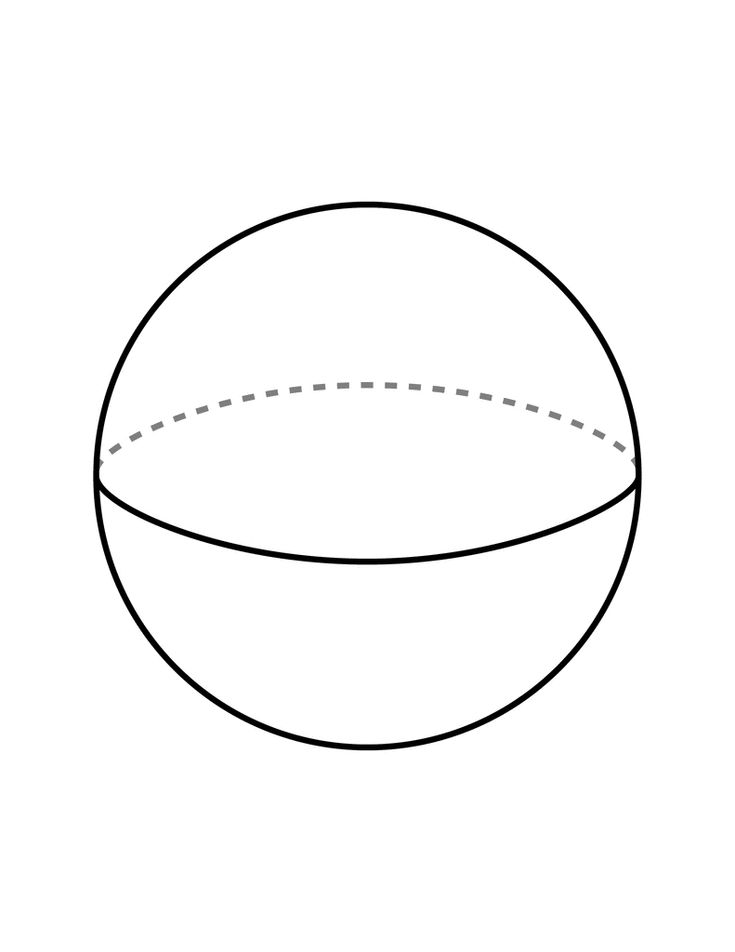 a drawing of a basketball ball with the line drawn out to make it look like an oval