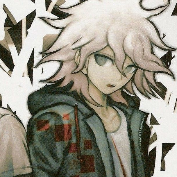 Nagito Komaeda Pfp, Nagito Komaeda Icons, Nagito Pfp, Nagito Icon, Danganronpa Fanart, Komaeda Nagito, Danganronpa Icons, Scene Aesthetic, Nagito Komaeda