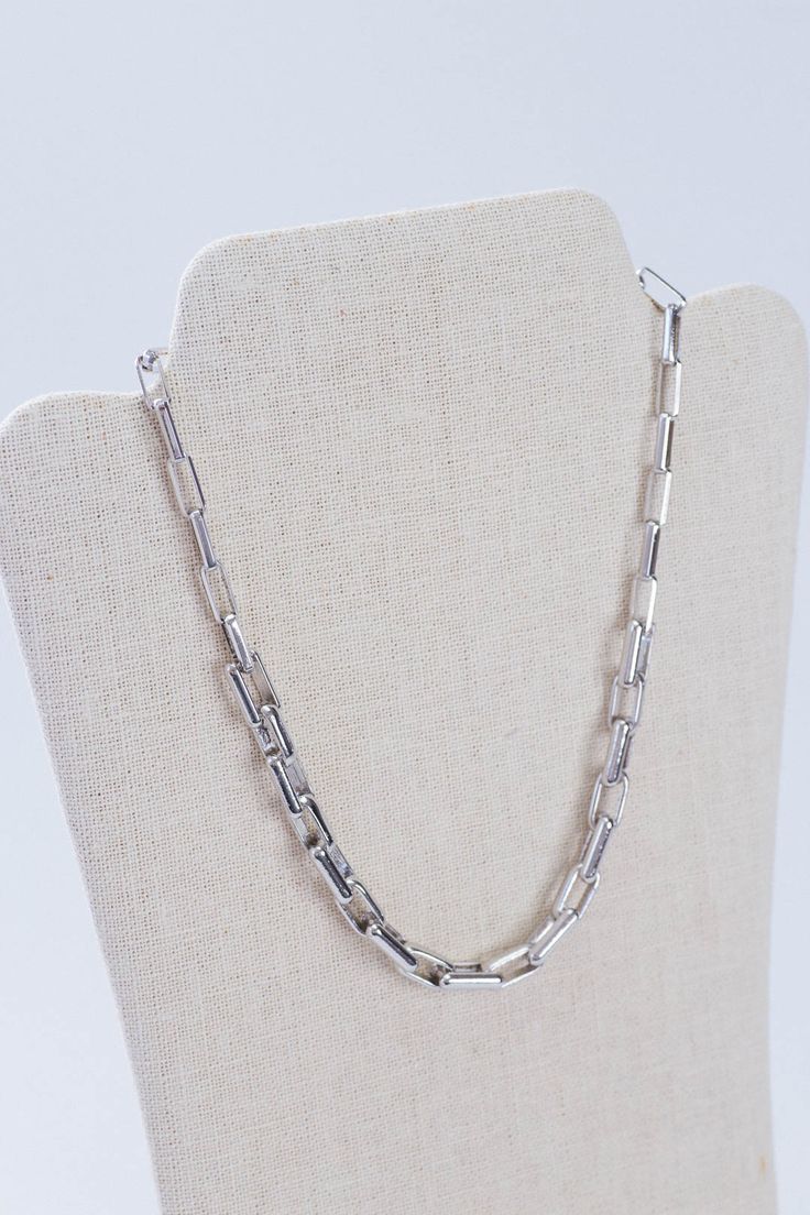 This Rhodium Link Necklace is crafted from silver and features 14" of chain with a secure Claw Clasp Closure for added security. It's the perfect accessory for any occasion. General Info: Fashion jewelry 14" Claw Clasp Closure Imported Multi Layer Necklace Beads, Silver Link Necklace, Silver Bullet, Multi Layer Necklace, Port Authority, Chain Necklaces, Slipper Sandals, Mens Slippers, Link Necklace