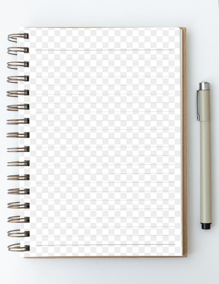 an open notebook and pen on a white surface