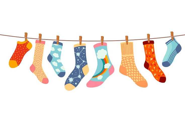 socks hanging on a clothes line with white background stock photo, images and royalty illustrations