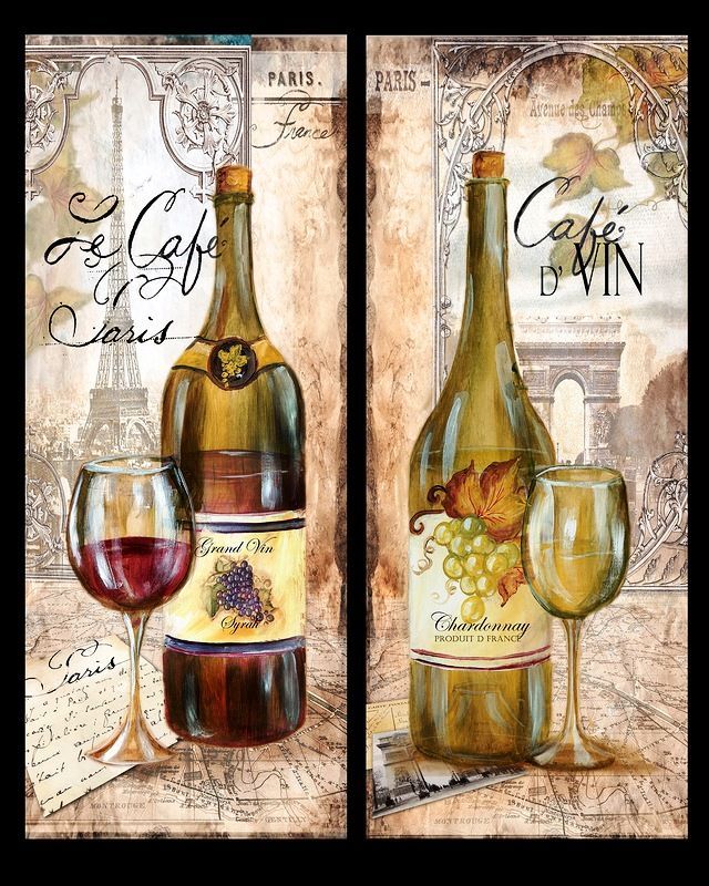 two wine bottles and glasses are shown on an instagramtion page for pinterest