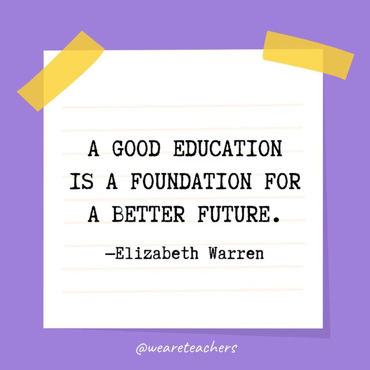 a piece of paper with the words, a good education is a foundation for a better future