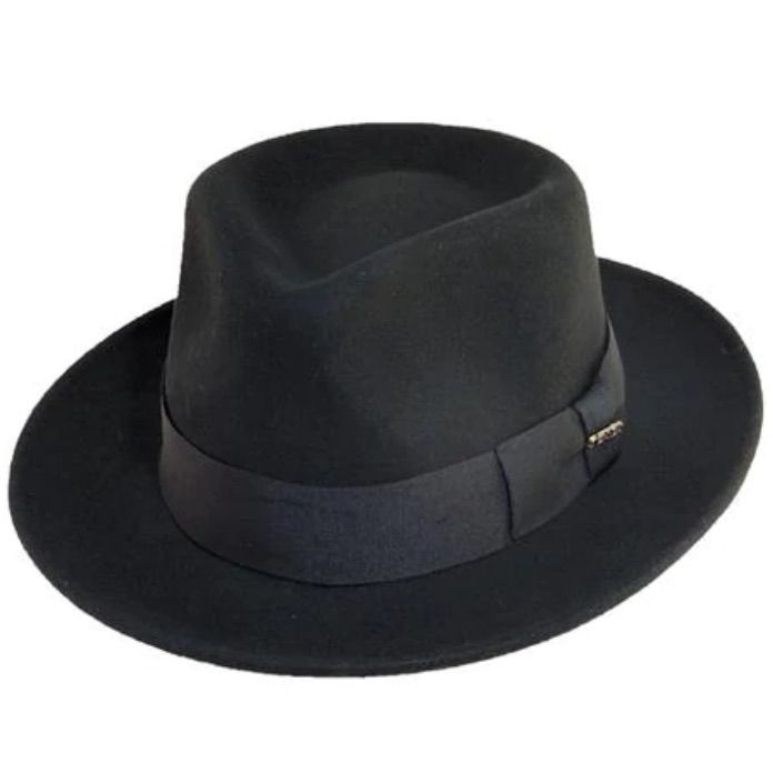 New W No Out Tags Unisex Casual Black Hat Bands For Winter, Casual Black Wide Brim Top Hat, Black Costume Hat With Short Brim, Black Flat Brim Winter Hat, Black Flat Brim Hat For Winter, Casual Black Top Hat With Flat Brim, Black Formal Short Brim Hat, Formal Black Short Brim Hat, Classic Black Brimmed Hat