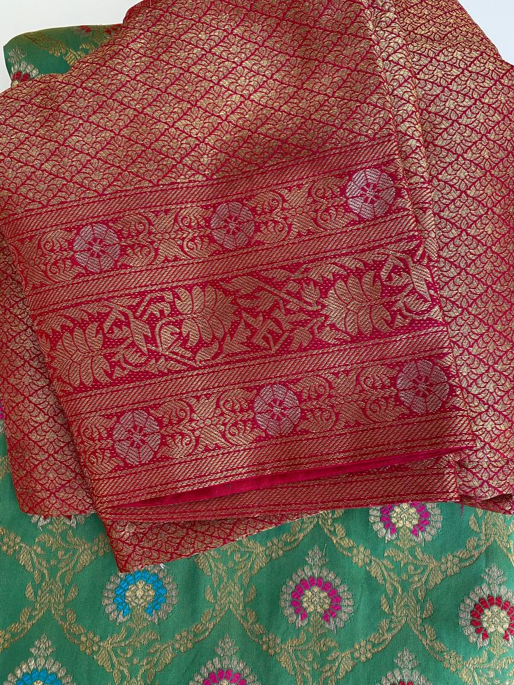 blouse size 38-42 fall & pico done. Bit heavy in weight Handwoven in Banaras, the Opulent Piece of MOONGA PATTU is enhanced with ALLOVER WEAVING JALL along with intricate MEENAKARI DESIGN throughout the Saree and Classic Zari Borders at Multiside Stands you Unique in any Occasion Anarkali Pre-draped Saree With Zari Work For Puja, Semi-stitched Paithani Silk Blouse Piece With Traditional Patterns, Semi-stitched Pre-draped Saree With Zari Weaving For Navratri, Festive Pre-draped Saree In Paithani Silk With Traditional Patterns, Eid Art Silk Pre-draped Saree With Pallu, Eid Paithani Silk Pre-draped Saree With Self Design, Festive Semi-stitched Pre-draped Saree For Puja, Semi-stitched Banarasi Silk Blouse Piece With Pallu, Banarasi Silk Pre-draped Saree For Puja And Navratri