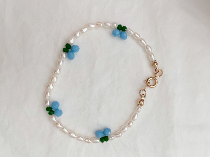 Spring Beaded Pearl Bracelet, Spring Beaded Pearl Bracelet With Round Beads, Spring Colorful Beads Pearl Bracelet, Handmade Pearl Bracelet For Spring, Handmade Pearl Bracelet With Round Beads For Spring, Themed Jewelry, Beaded Bracelet, Beaded Bracelets, Bracelet