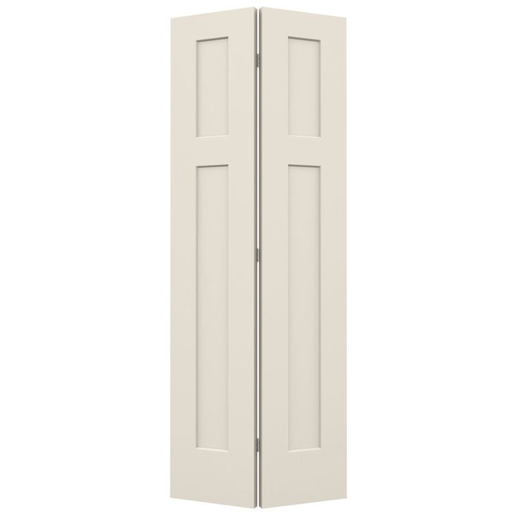 an open white door on a white background