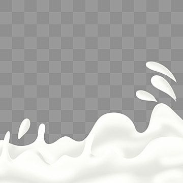 milk splashing down the side of a gray and white background