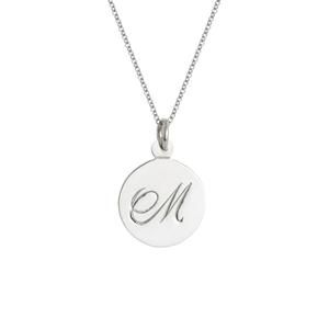 Script Initial Necklace | brook & york – Brook & York Silver Pendant Initial Necklace In Fine Jewelry, Classic Medallion Necklaces With Charms, Sterling Silver Hallmarked Pendant Charm Necklace, Silver Sterling Silver Initial Necklace, Sterling Silver Hallmarked Pendant Charm Necklaces, Gift White Gold Initial Necklace With Polished Finish, White Gold Initial Necklace With Polished Finish For Gift, Sterling Silver Pendant Charm Necklace, Luxury Sterling Silver Initial Necklace For Formal Occasions