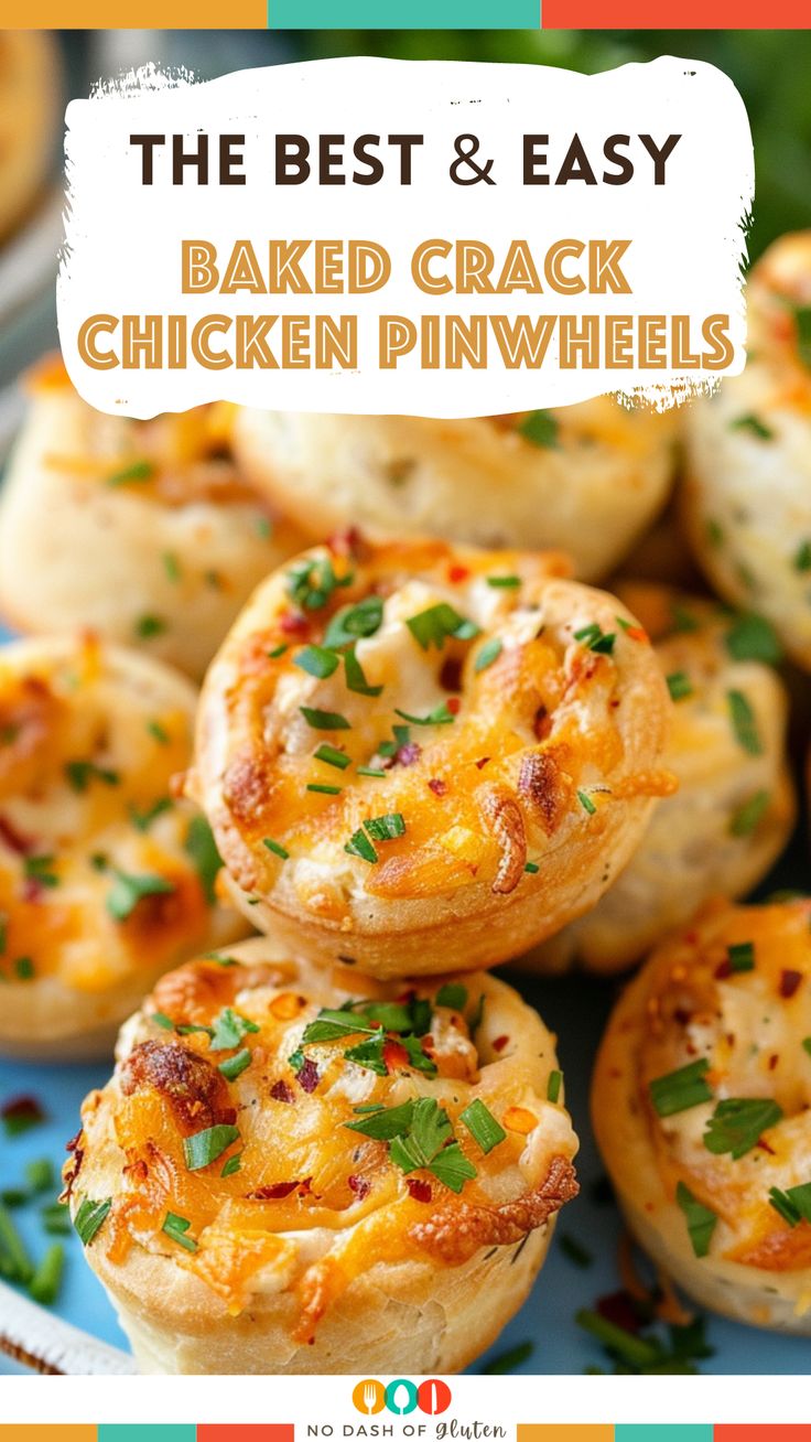 These Baked Crack Chicken Pinwheels are packed with creamy cheese, savory chicken, and crispy bacon all wrapped in flaky crescent rolls. Perfect for parties or family snacks! Try this easy and delicious recipe now. Pin it for later! Pinwheel Crescent Rolls, Creamy Chicken Cranberry Pecan Pinwheels, Party Appetizers Pinwheels, Appetizer With Shredded Chicken, Chicken Cranberry Pecan Pinwheels, Chicken Bacon Ranch Pinwheels Roll Ups, Chicken Bacon Pinwheels, Cooked Pinwheels, Crescent Roll Recipes Appetizers Chicken