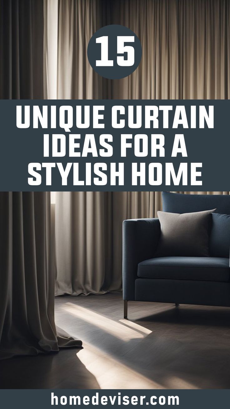 15 Unique Curtain Ideas for a Stylish Home 2 Tone Curtain Ideas, Curtains And Draperies Living Rooms, Mixing Curtain Panels, Different Color Curtains Same Room, Curtain Walls Bedroom, 2 Windows Side By Side Curtain Ideas, Sheers And Curtains Together, How To Style Curtains, Curtained Walls