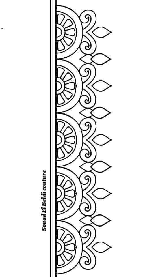 a line drawing of an ornamental design