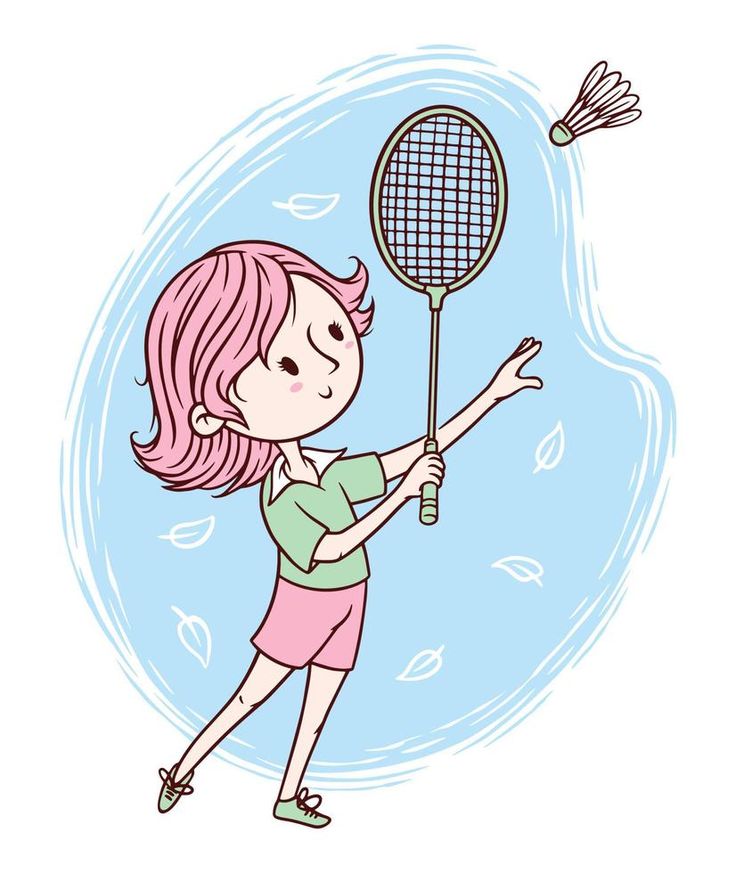 Cute woman playing badminton vector illustration Badminton Drawing, Badminton Illustration, Badminton Photos, Playing Badminton, Cute Woman, Badminton, Vector Free, Vector Illustration, Photo And Video