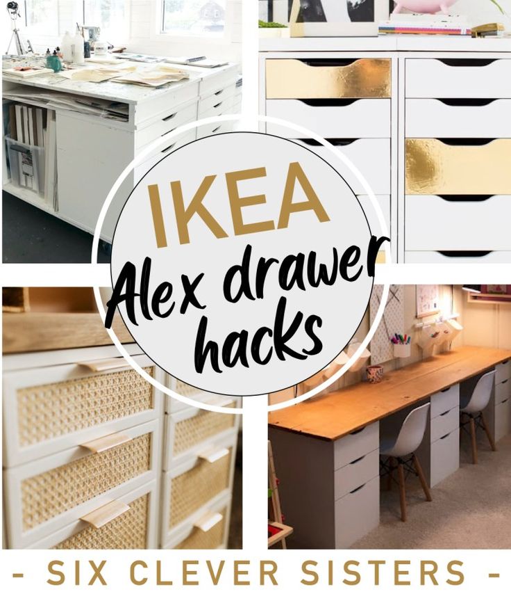 the ikea alex drawer hacks are great for organizing and storing your home office