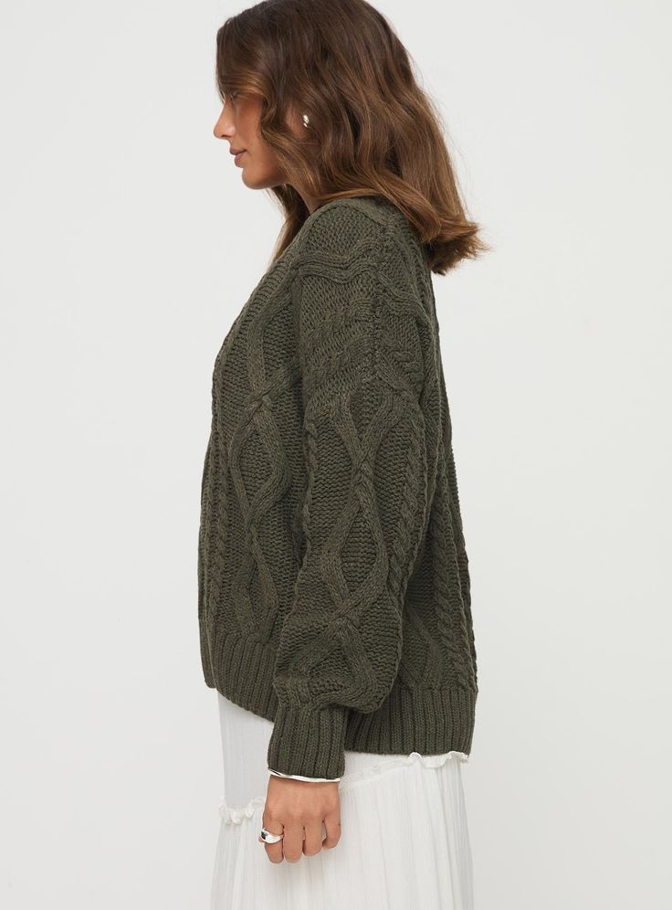 Oversized knit sweater  Crewneck line, ribbed cuffs & hem  Good stretch, unlined 100% polyester Cold gentle machine wash Oversized Knit Sweater, Hair Care Gifts, Oversize Sweater, Leopard Print Shoes, Green Fits, Oversized Knitted Sweaters, Oversize Knit, Sweaters Crewneck, Good Stretches