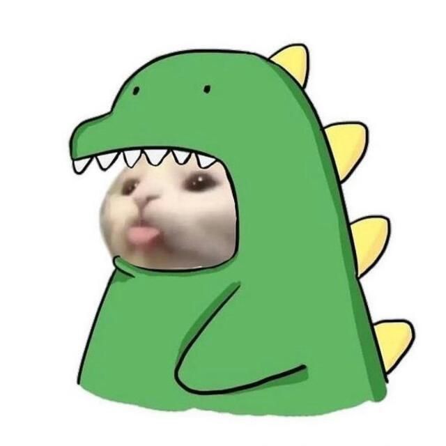 a green dinosaur with it's mouth open and its tongue hanging out to the side