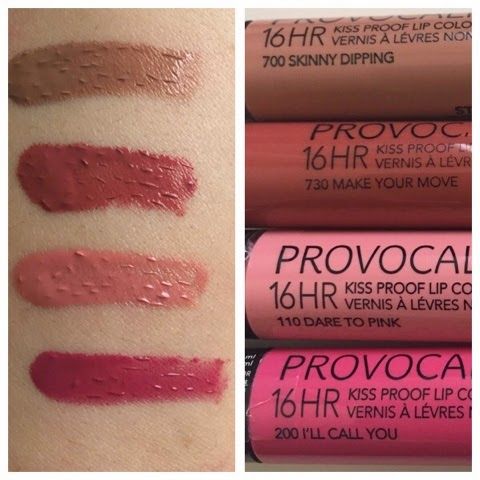 Rimmel Provocalips Swatches, Rimmel Provocalips, Makeup Favs, Kiss Proof Lipstick, Lip Colours, Loreal Paris Infallible, Long Wear Lipstick, Drugstore Makeup, Making Waves