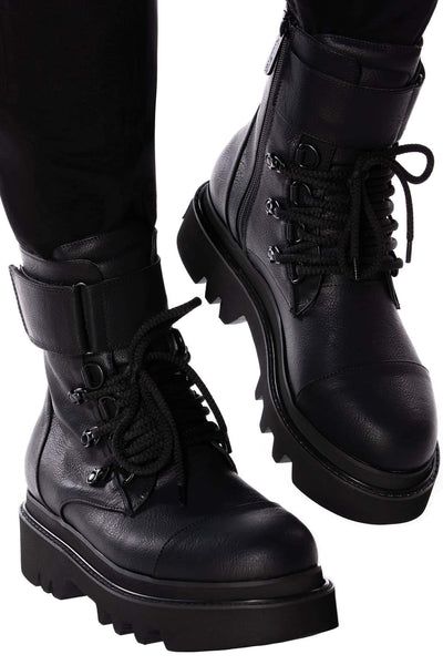 Ritualz Boots | Killstar Combat Tech Boots, Luxury Casual Combat Boots For Men, Kiss Boots, Ash Boots, Tactical Wear, Goth Boots, Gothic Boots, Combat Style, Steel Toe Boots