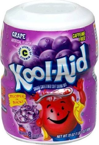 kool - aid grape flavored drink mix