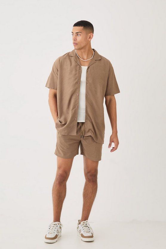 Great outfit Loving it so much Winery Men’s Outfit, Modern Men�’s Style, Mens Outfit With Shorts, Linen Shirt Outfit Men’s Beach, Summer Outfits For Men Casual, Man Short Pants Outfit, Comfy Summer Outfits Men, Minimal Streetwear Men, Florida Men Outfits