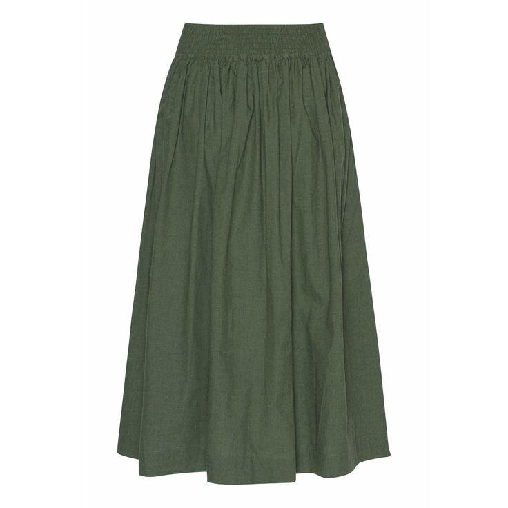 The skirt in the color dark green is sewn in a soft fabric that gives the skirt a nice drape and a light structure. The dark green melange color is a beautiful and deep color with small undertones of yellow. The skirt is equipped with pockets.  The skirt is designed to fit most body types, and the elastic waistband allows you to wear the skirt at the waist, hips, or wherever it feels most comfortable.   At GROBUND, we work to promote responsible clothing production. Therefore, the skirt is made from organic cotton and is GOTS-certified, ensuring that the clothing is produced under ethical and environmental conditions.   Whether you need an elegant choice for everyday or a special occasion, this skirt is a great choice for a new favorit Wash at 40 degrees max. We recommend 30 degrees fine w Light Structure, Deep Colors, Green Skirt, Independent Designers Fashion, Fast Fashion, Coat Dress, Body Types, Soft Fabric, Jacket Dress