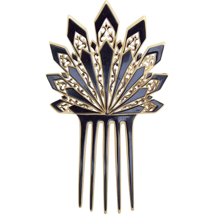 Art Deco Hair Comb Vlack and White Spanish Style Hair Accessory from spanishcomb on Ruby Lane Diamond Wedding Anniversary Gifts, Antique Hair Combs, Bridal Hair Veil, Hair Decor, Art Deco Hair, Bridal Hair Headpiece, Period Clothing, Antique Hats, Vintage Hair Combs