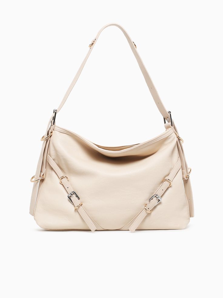 Kai Shoulder Bag Beige Beige Shoulder Bag, Handbags