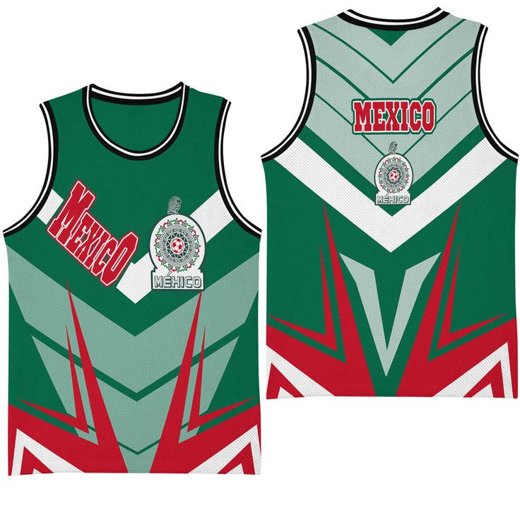 Mexico Sporty Style Basketball Jersey Breathable Sleeveless Jersey Sublimation Design, Sleeveless Basketball Sublimation T-shirt With Graphic Print, White Sleeveless Sublimation Design For Team Events, Sleeveless Jersey With Sublimation Print, Sporty Sleeveless Sublimation Design Top, Game Day Sleeveless Jersey With Team Logo, Sleeveless Game Day Jersey With Team Logo, Sleeveless Team Logo Jersey For Game Day, Sleeveless Jersey With Team Logo For Game Day