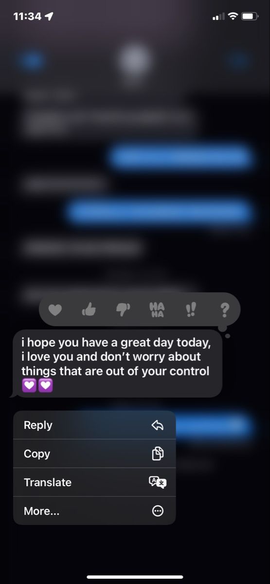 the text message is being displayed on an iphone's screen, and it appears to be