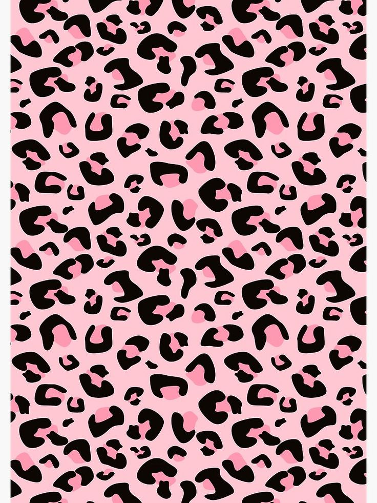 a pink and black leopard print background