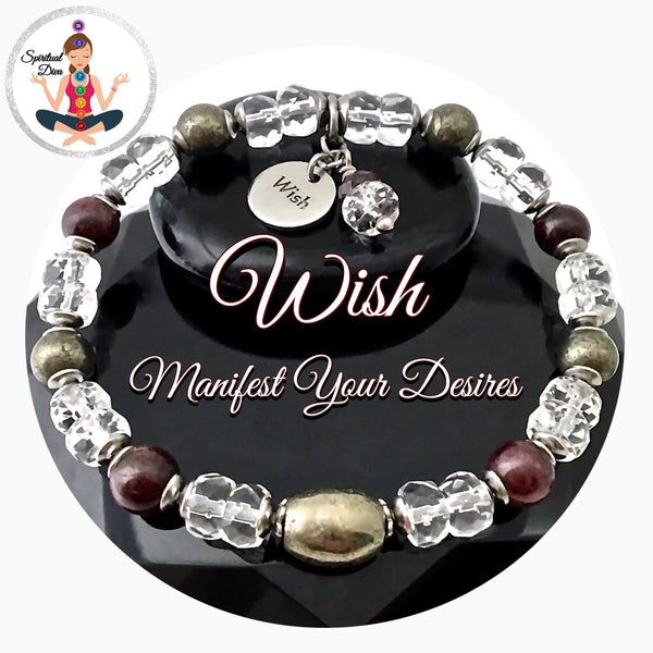 WISH Manifestation Energy Healing Crystal Reiki Gemstone Bracelet – Spiritual Diva Jewelry Manifestation Energy, Crystals For Manifestation, Crystal Reiki, Raise Your Vibration, Mind Power, Abundance Affirmations, Power Crystals, Manifestation Affirmations, Spiritual Healing