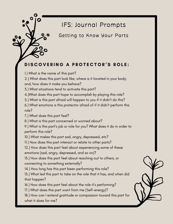 Get to know a part through the process of guided IFS journaling. Use these prompts to get to know a part, and build Self-to-part trust as you deepen your understanding of this part. A cathartic way to build trust with these parts, and get to know your inner system. Inner Parts Therapy, Ifs Parts Art, Ifs Parts Mapping Worksheet, Internal Family Systems Journal Prompts, Parts Work Journal Prompts, Ifs Journal Prompts, Ifs Parts Mapping, Ifs Worksheets, Internal Family Systems Worksheets