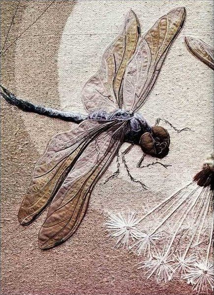 a drawing of a dragonfly on the ground