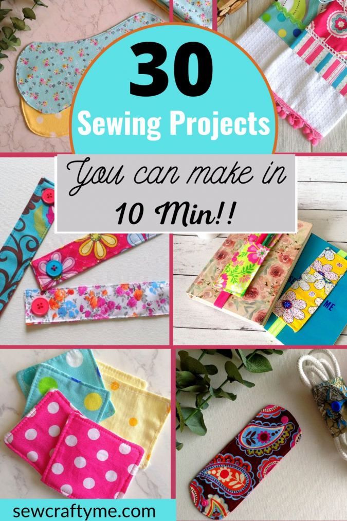 sewing projects that you can make in 10 minutes