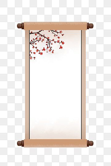 an open window with cherry blossoms on it, and the frame is made out of wood