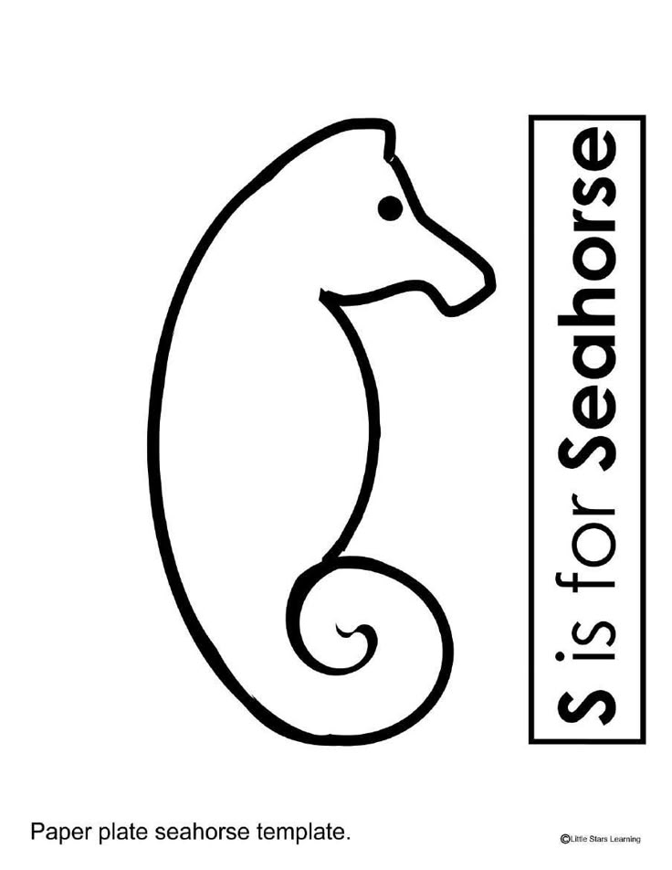 a sea horse is shown next to a sign with the word seashore on it