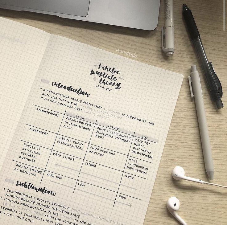 an open notebook sitting on top of a wooden table